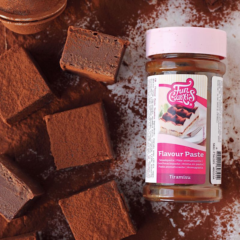 Tiramisufudge med FunCakes tiramisupaste
