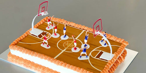 Oppskrift på Basketballkake i langpanne