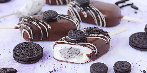 Oppskrift på Oreo pinneis