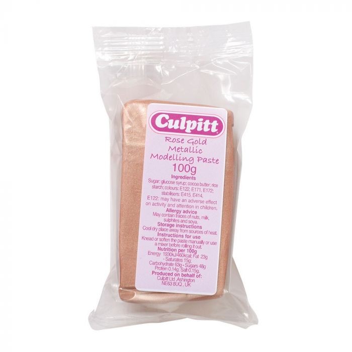 Culpitt Modelleringspasta -Rosegull- 100g