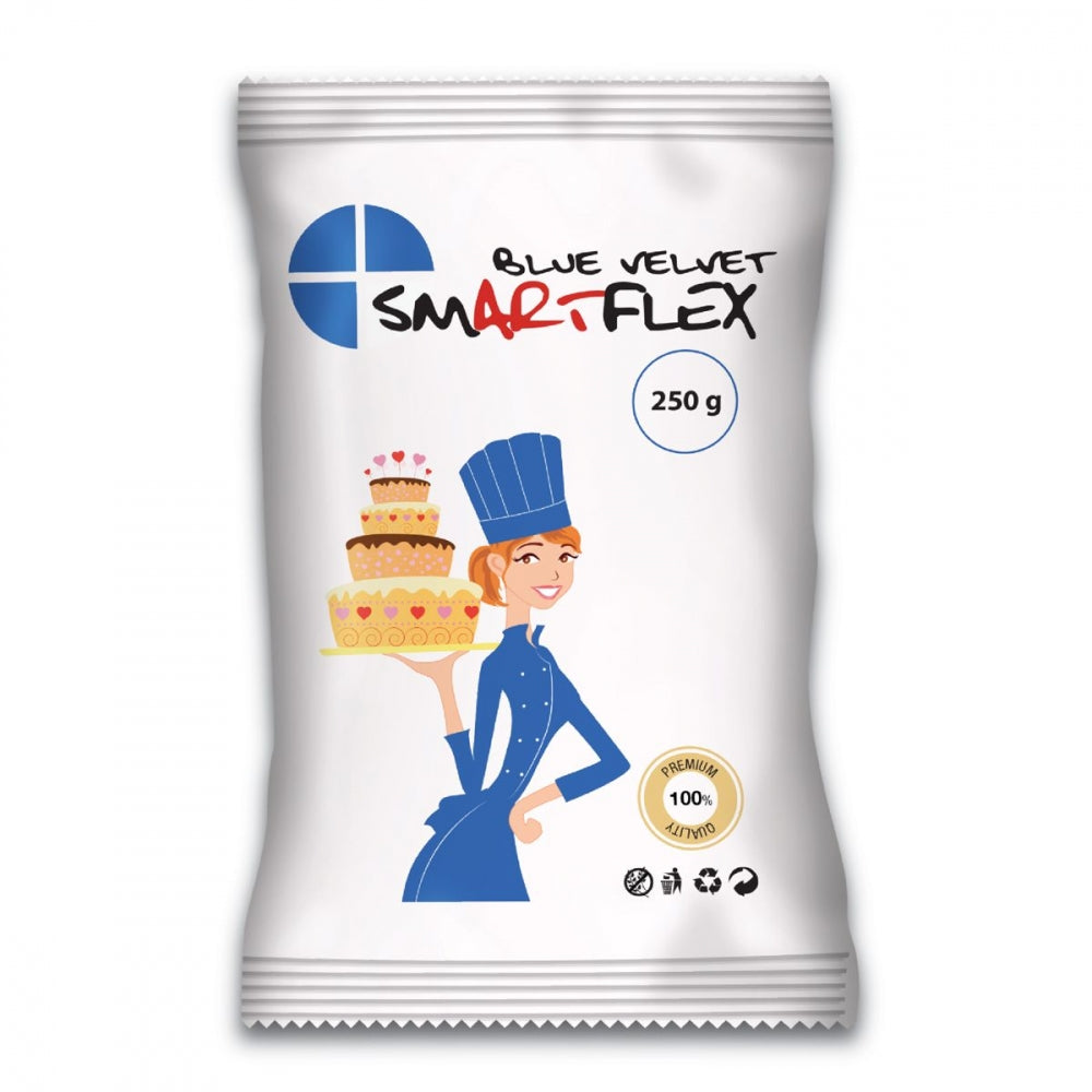 SmartFlex Blå fondant Velvet, 250g