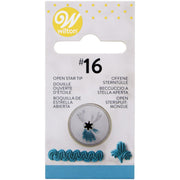 Wilton Decorating Tip #016 Open Star Carded