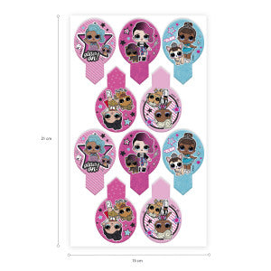 Spiselige Cupcakedekorasjoner L.O.L