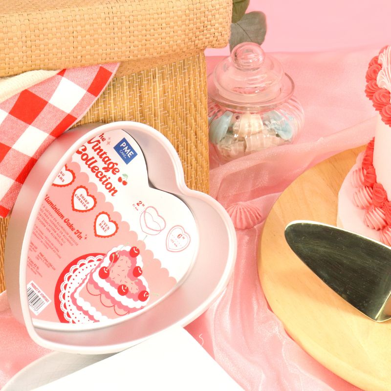 Hjerte kakeform til vintage kake