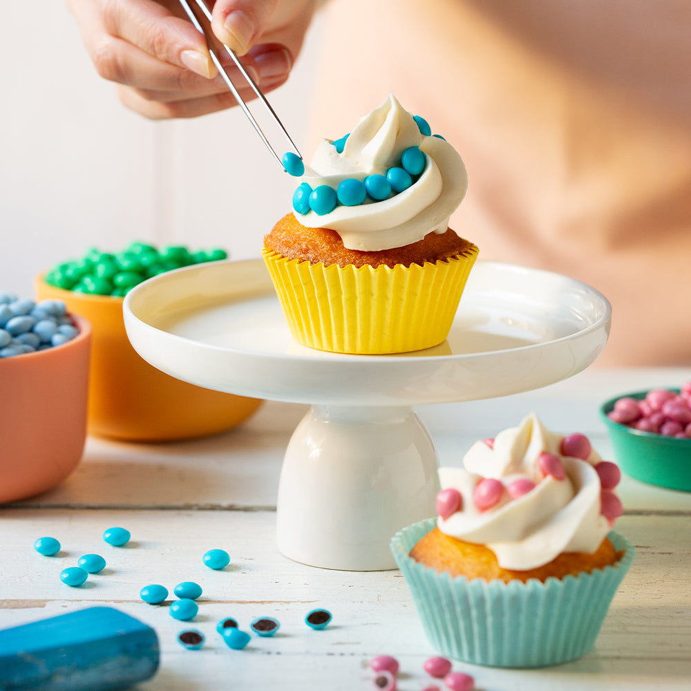 Sjokoladelinser, regnbuefarger 1kg, fra Decora