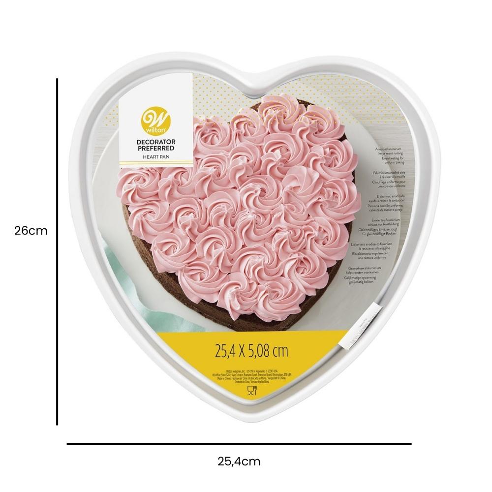 Hjerte kakeform