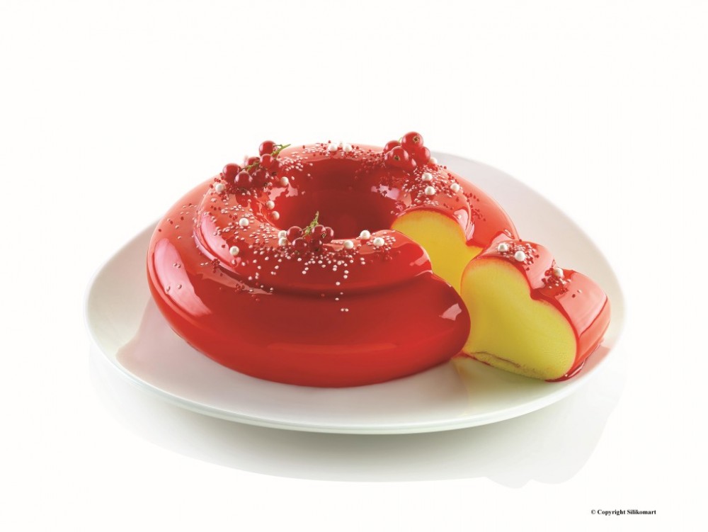 Kakeform i silikon Hjertekake, Abbraccio