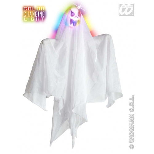 Spøkelse, fargeskiftende hode, 50cm