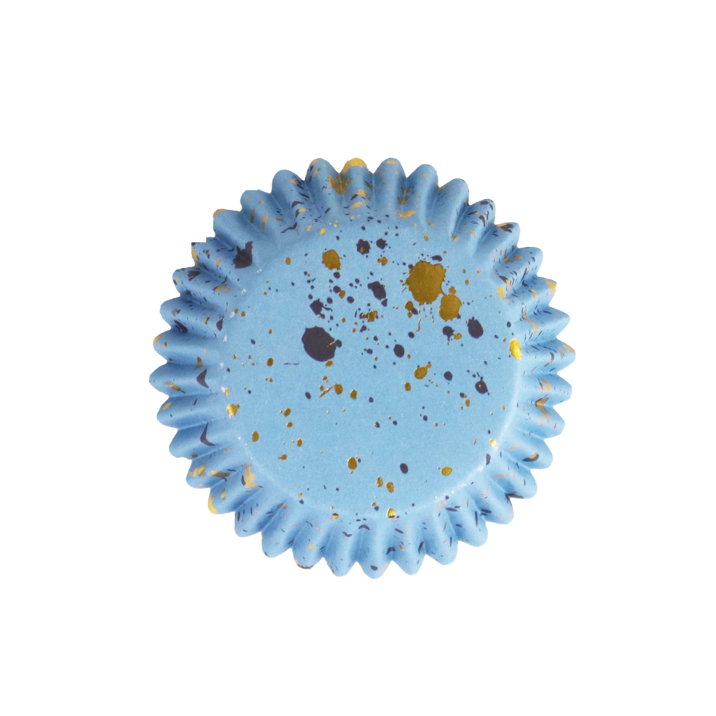 PME muffinsformer blå og gull