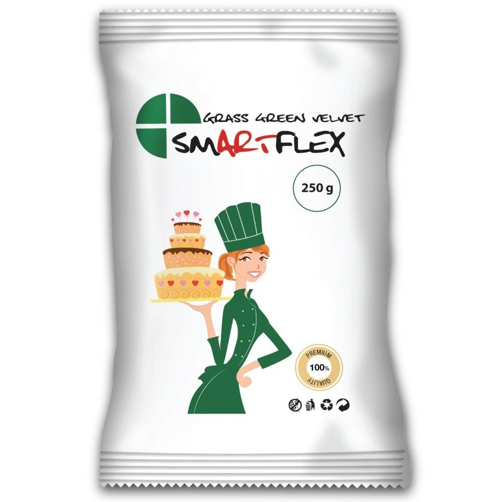 SmartFlex Gressgrønn fondant Velvet, 250g