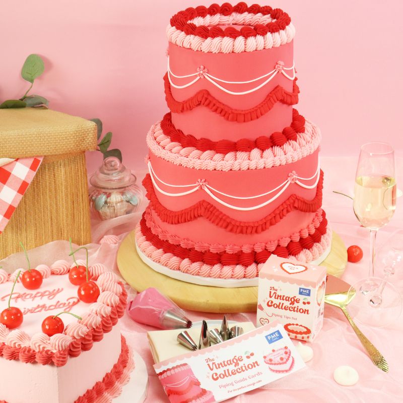 Tipper til å dekorere vintage cake