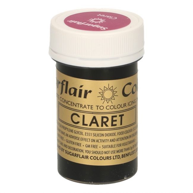 Sugarflair pastafarge Claret, 25g