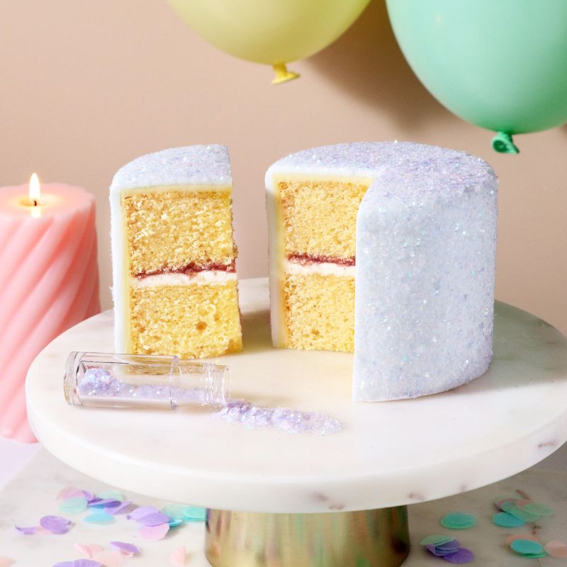 Spiselige glitterflak head in the clouds