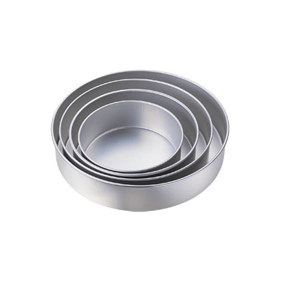 Wilton Runde kakeformer 15-30cm, sett/4