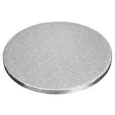 Kake Drum Rund Sølv 30cm