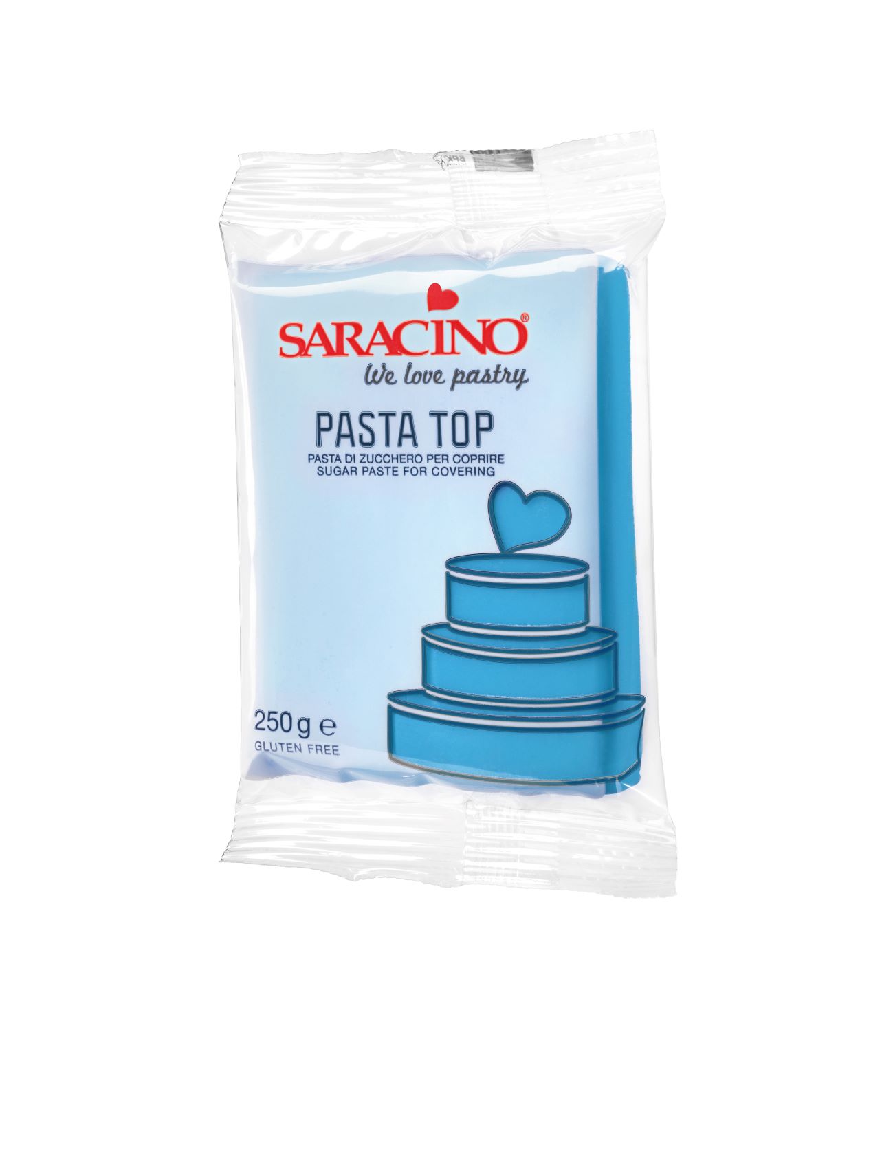 Saracino Top Paste Fondant -Lys blå- 250g