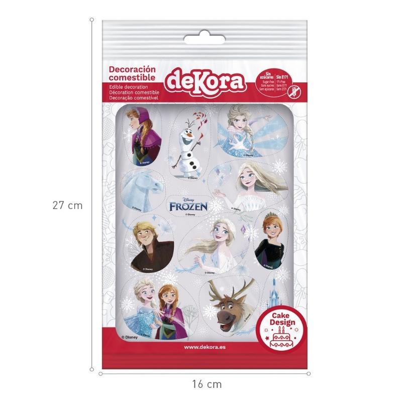 DeKora spiselig wafer med frost 2 karakterer