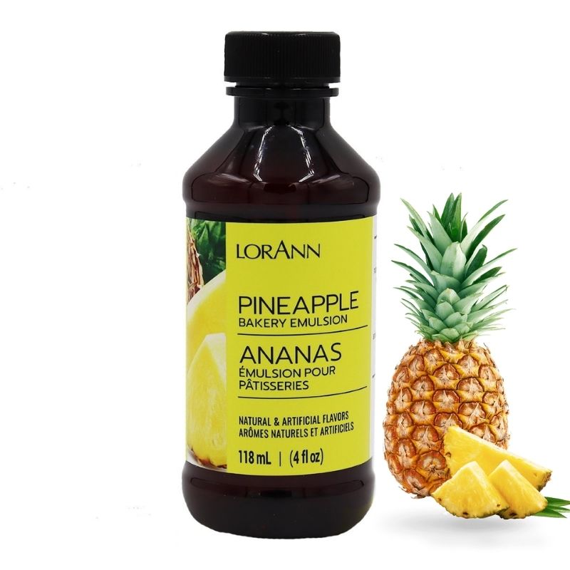 LorAnn smakstilsetning med smak av Ananas i serien med bake-emulsjoner, 118ml.