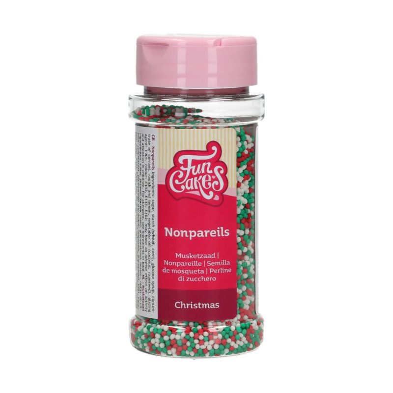 FunCakes Kakestrø Nonpareils -Jul- 80g