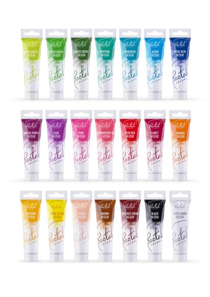 megapakke Fractal Colors pastafarger