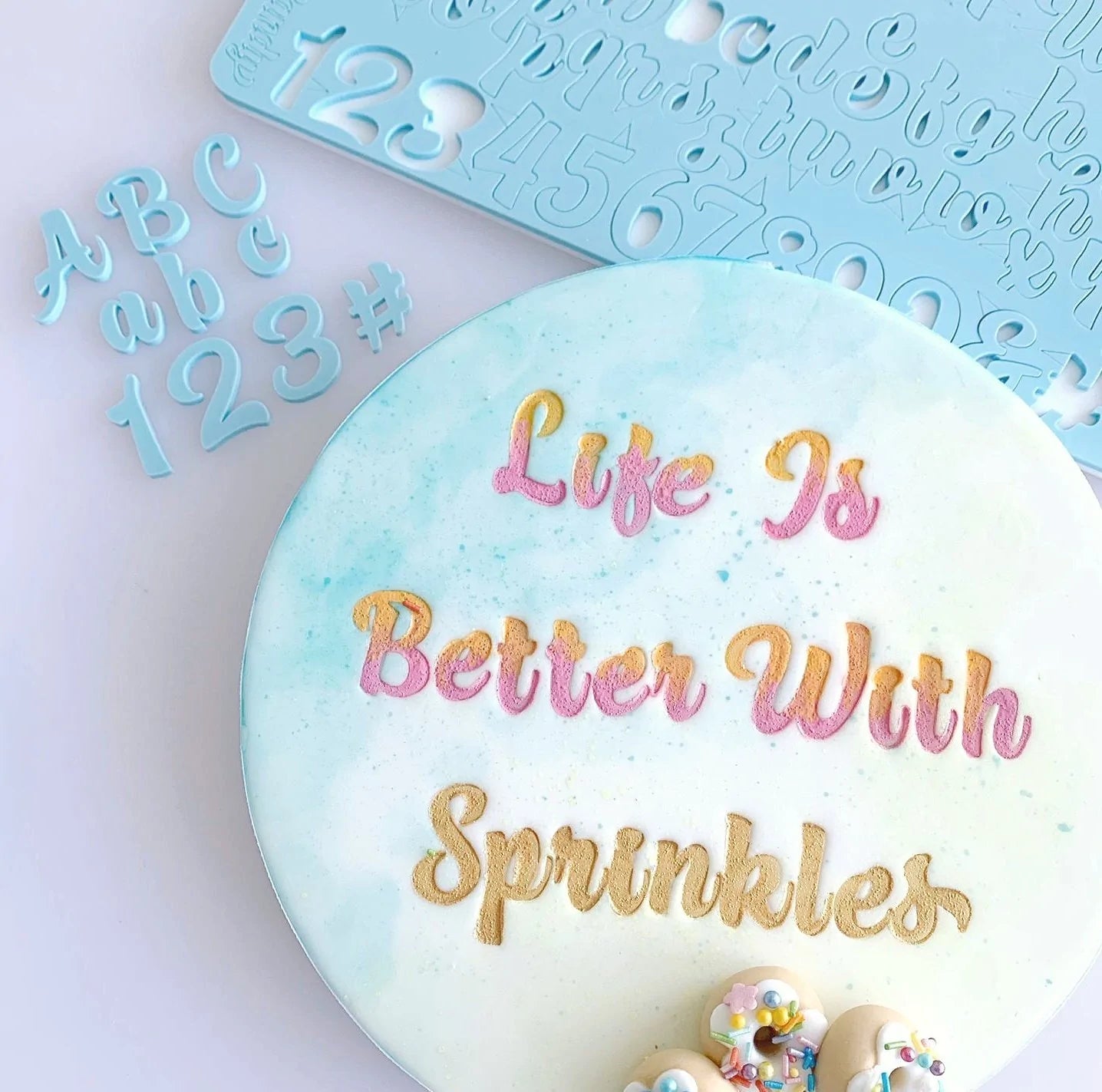 Sweet stamp bokstav stempel candy set