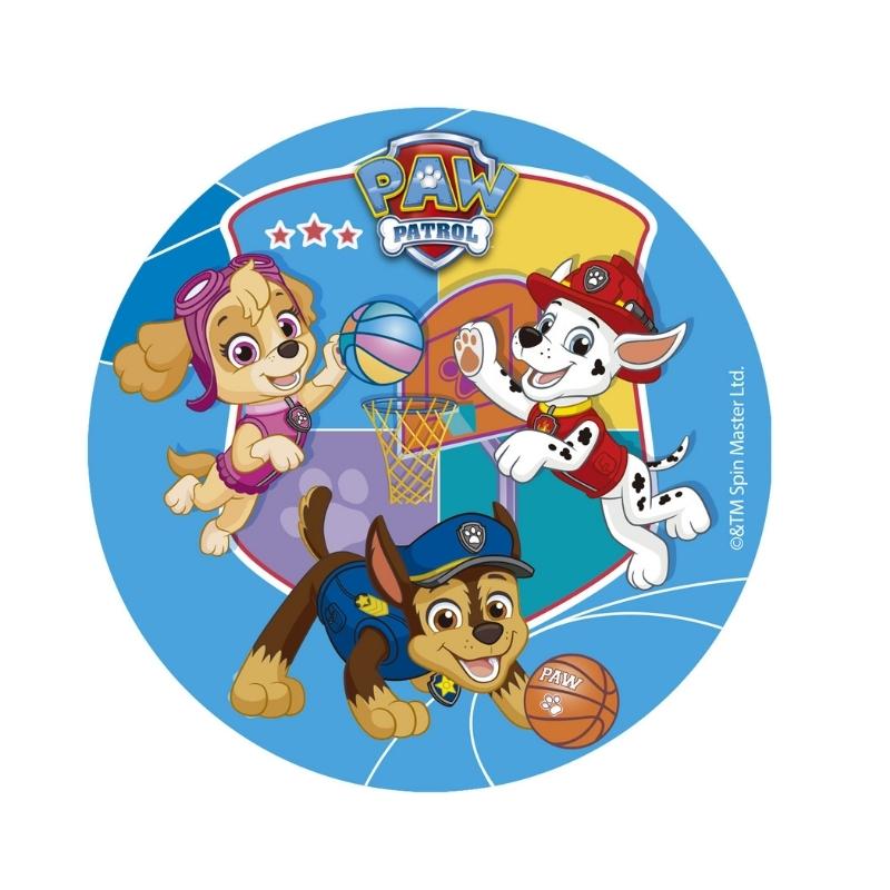 Kakebilde Paw Patrol Blå Basketball