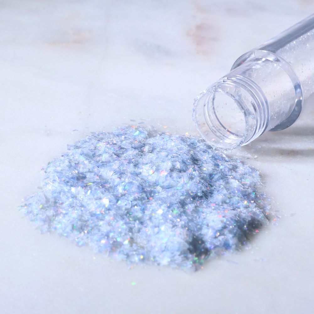 Spiselige glitterflak - diamond dust
