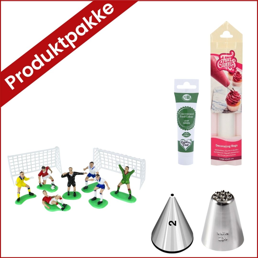 Produktpakke til fotballbanekake