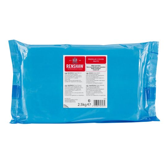Hvit fondant -Covering Paste- fra Renshaw, 2,5kg
