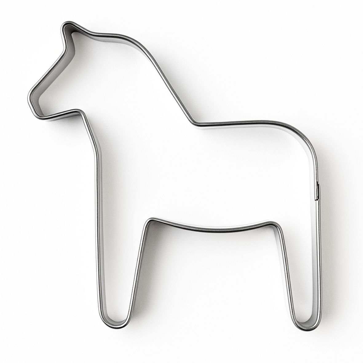 Pepperkakeform hest enkel - 9 cm