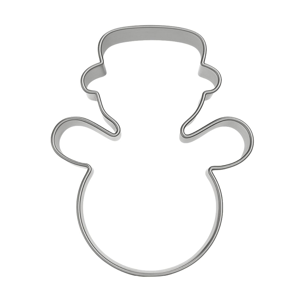 Pepperkakeform snømann liten - 6 cm