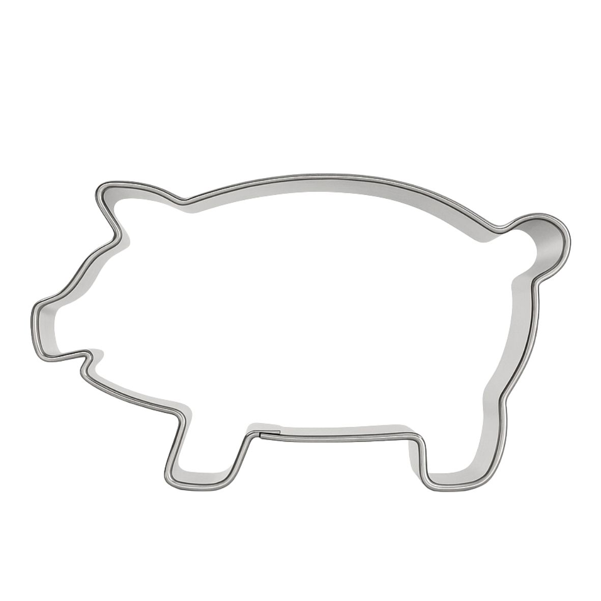 Pepperkakeform gris stor - 8 cm