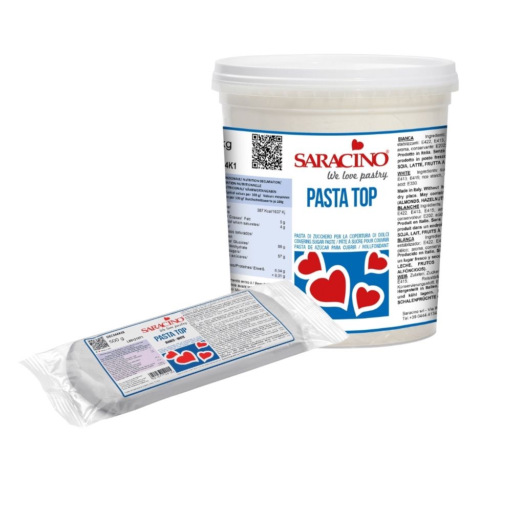 Saracino hvit fondant til kaker