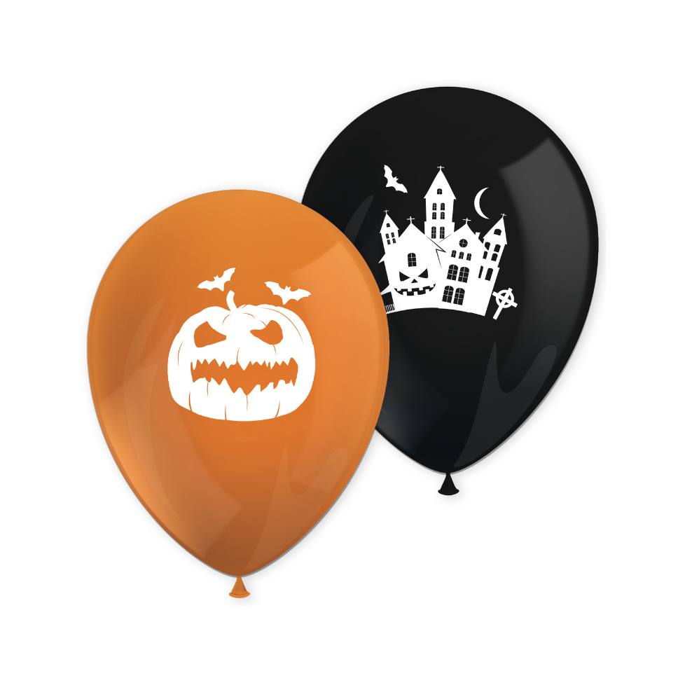 ballonger gresskar og hjemsøkt hus