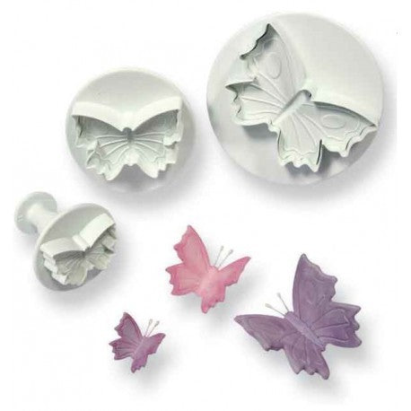 Utstikkersett med ejektor sommerfugl, 3stk