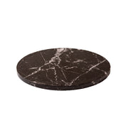 Kake drum rund svart marmor 40cm tykt kakebrett
