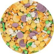 kakestrø til påske med gulrot og kanin