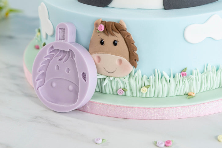 Karen Davies silikonform bondegård dyr gårdsdyr