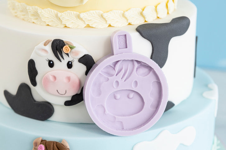 Karen Davies silikonform bondegård dyr gårdsdyr