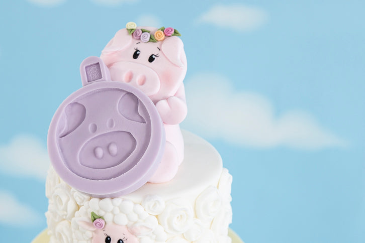 Karen Davies silikonform bondegård dyr gårdsdyr