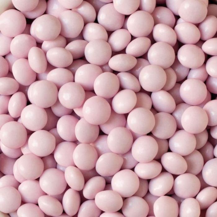 lys rosa sjokoladelinser