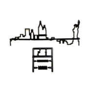 new york skyline utstikker patchwork