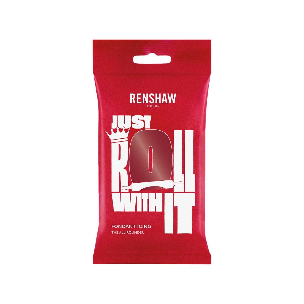 renshaw mørk rød fondant