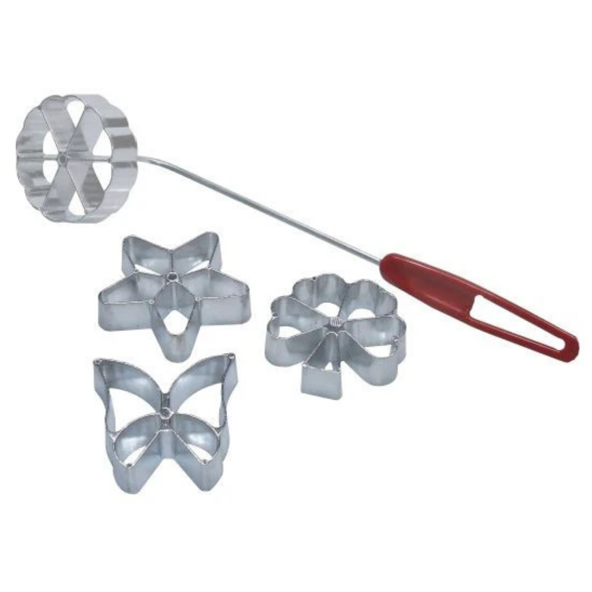 Aanonsen Rosettbakkelsjern med 4 figurer