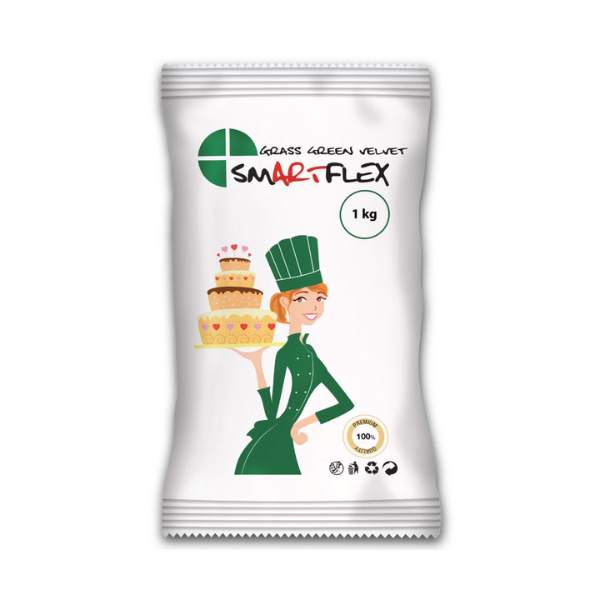 smartflex grønn fondant 1 kg