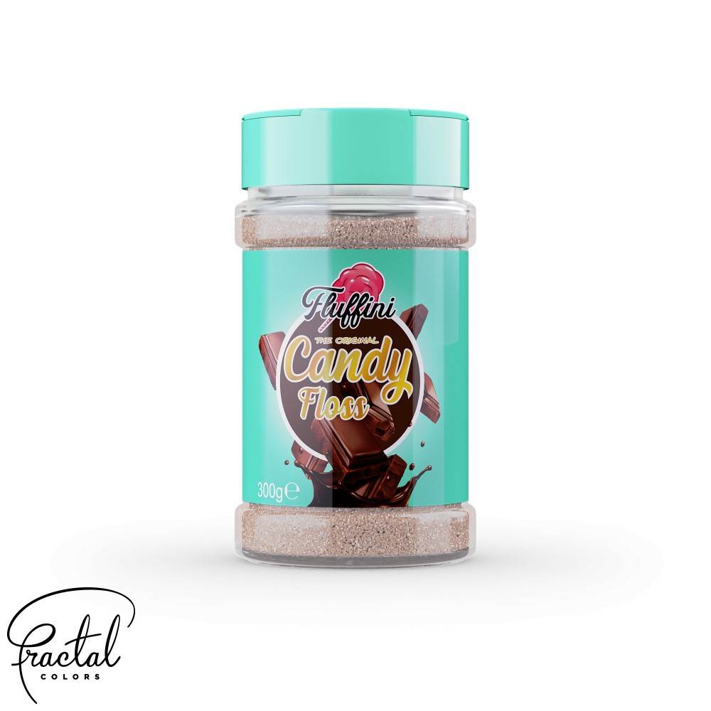 sukkerspinn sukker fluffini sjokolade smak