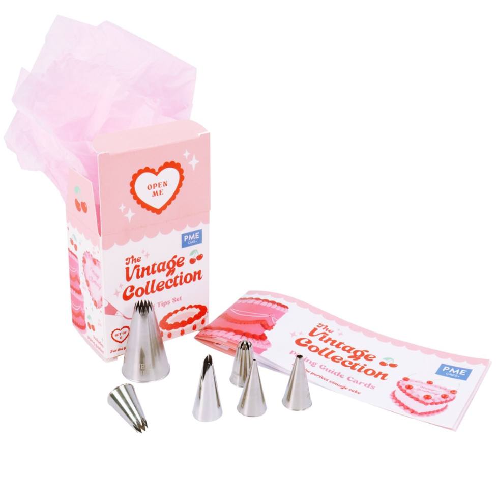 the vintage cake piping collection