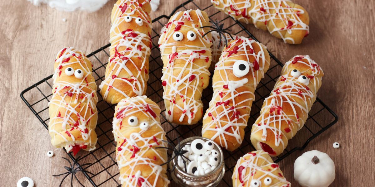 Oppskrift på Cannoli mummies