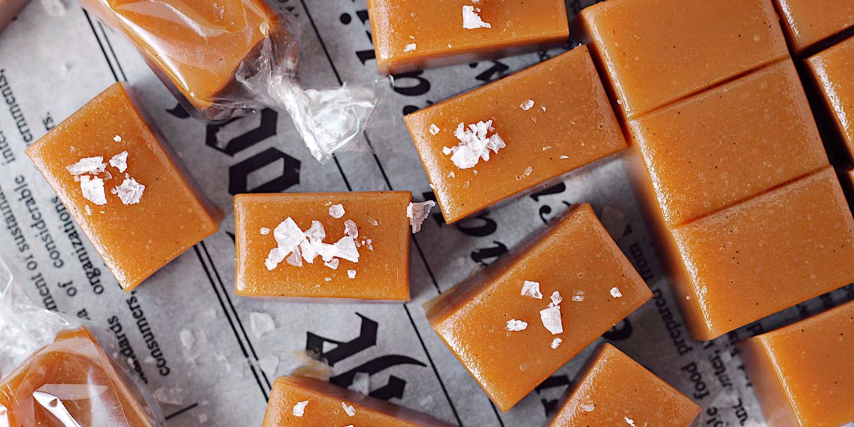 Hjemmelagde karameller til jul - Karamellhefte med 16 perfekte oppskrifter