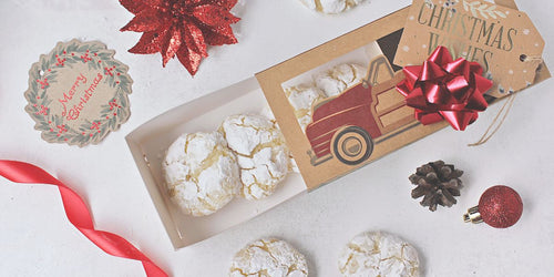 Oppskrift på Kokos Crinkle Cookies